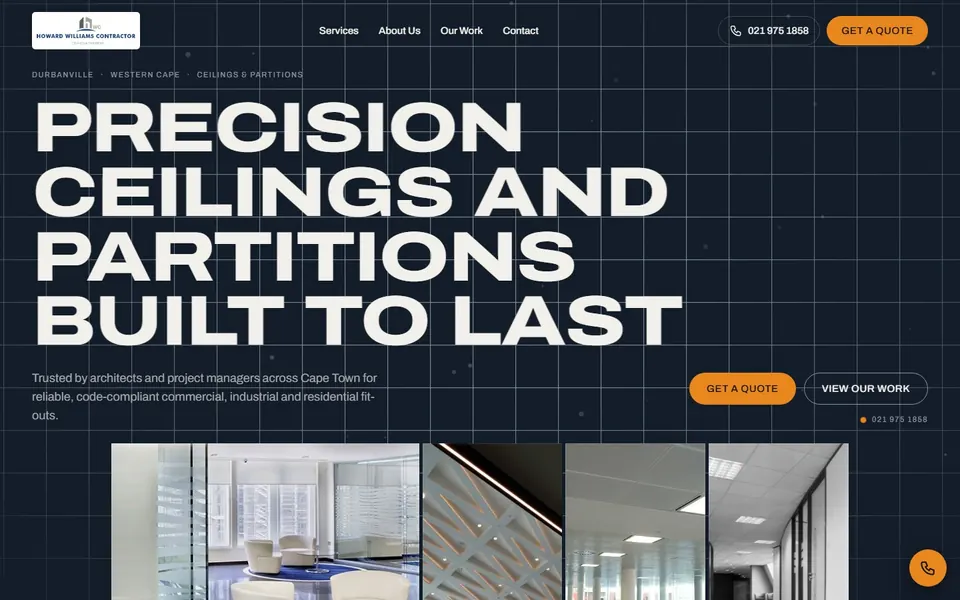 Website Revamp — Construction template