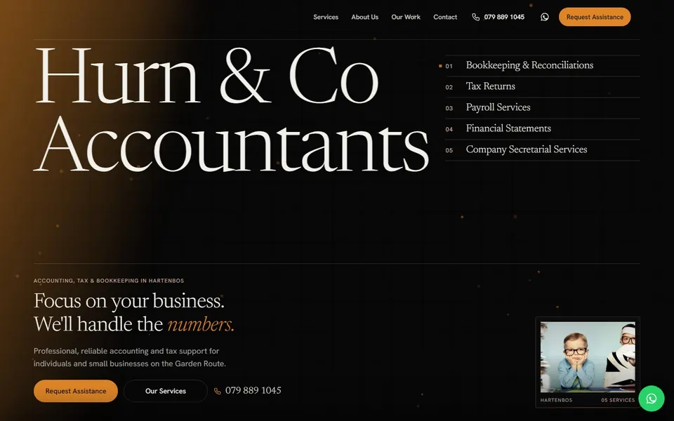 Website Revamp — Accounting template